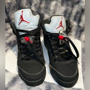 Air Jordan 5s reflective tongue